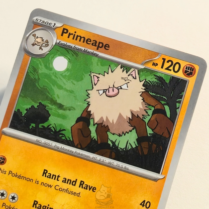 Primeape 057/165 – Scarlet & Violet 151 – Near Mint – English