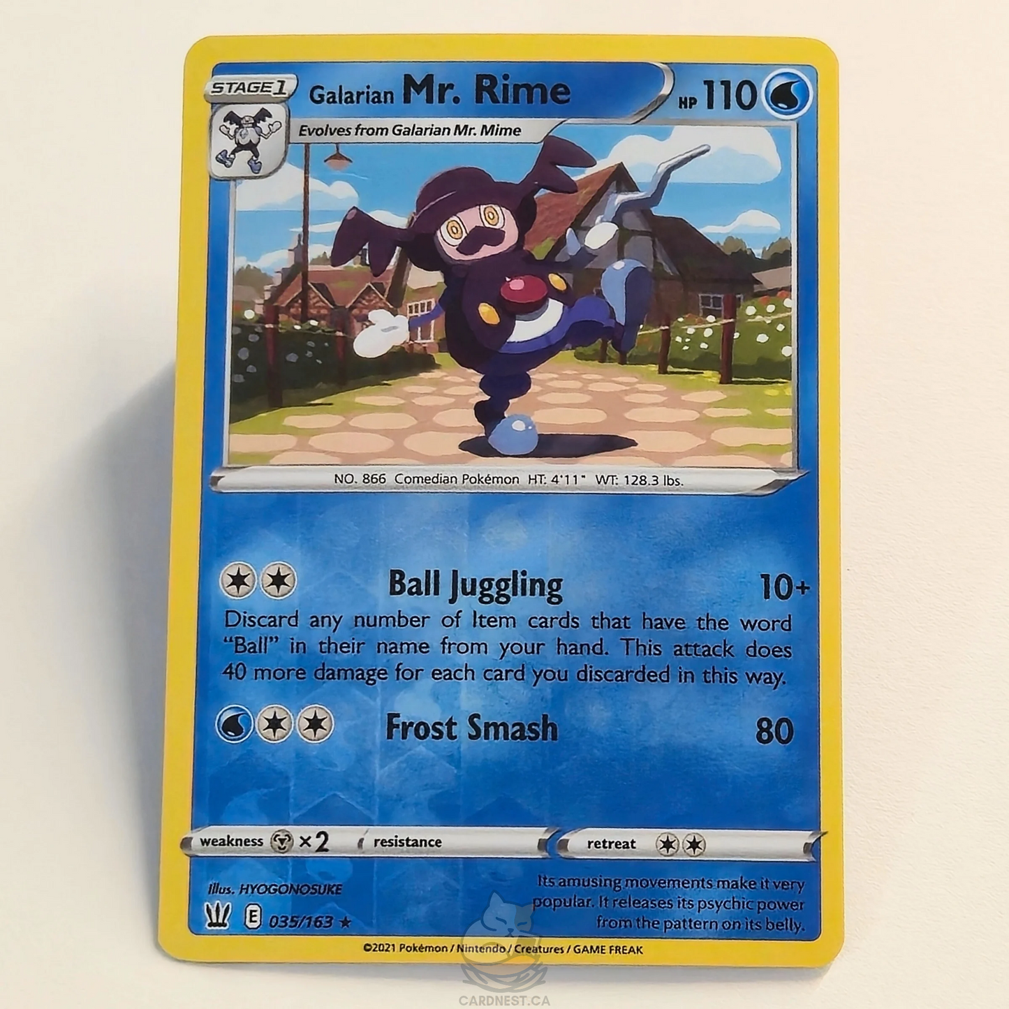 Galarian Mr. Rime 035/163 Reverse Holo – Battle Styles – Near Mint – English