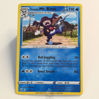 Galarian Mr. Rime 035/163 Reverse Holo – Battle Styles – Near Mint – English