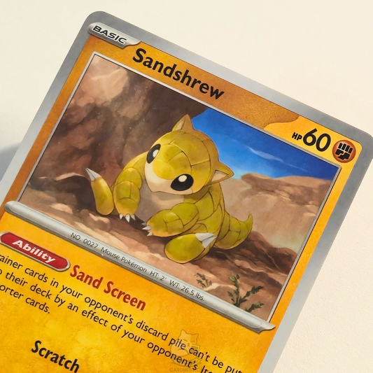 Sandshrew 027/165 – Scarlet & Violet 151 – Near Mint – English