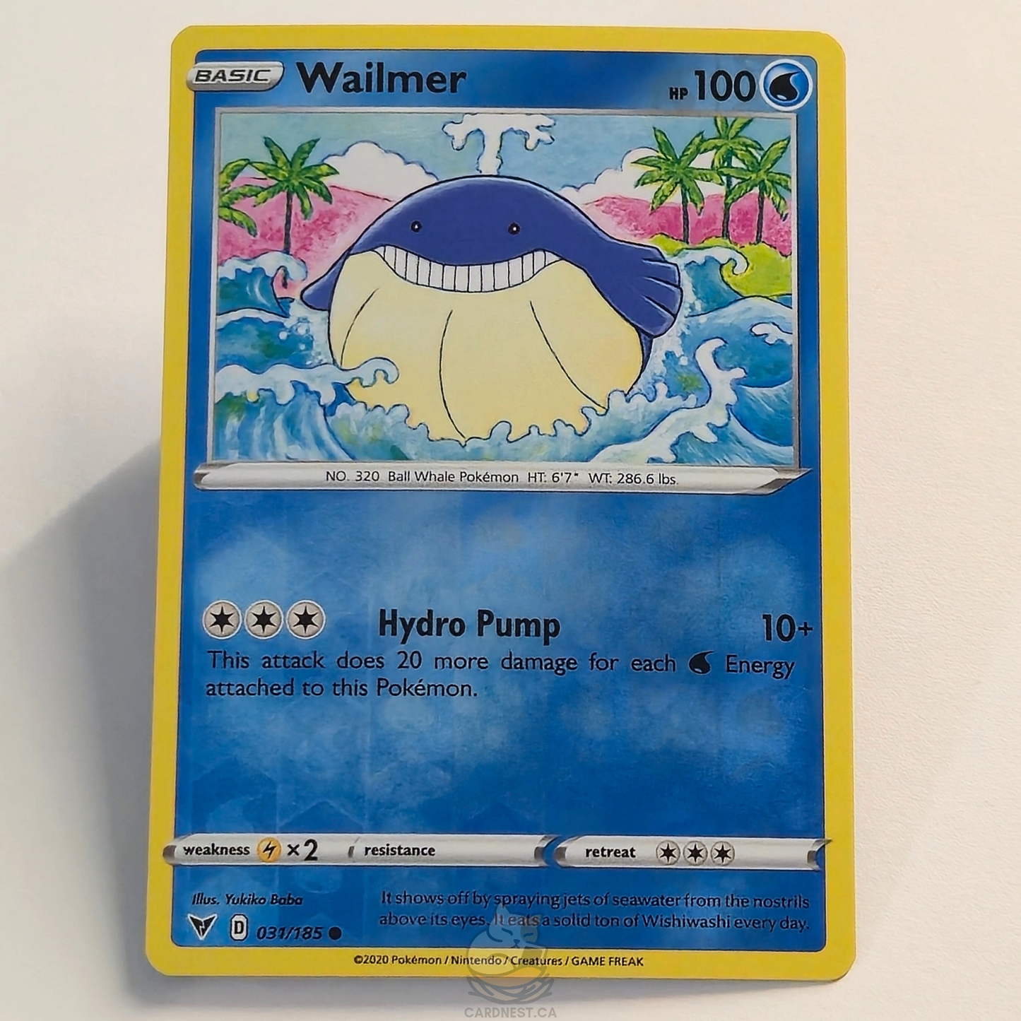 Wailmer 031/185 Reverse Holo – Vivid Voltage – Near Mint – English