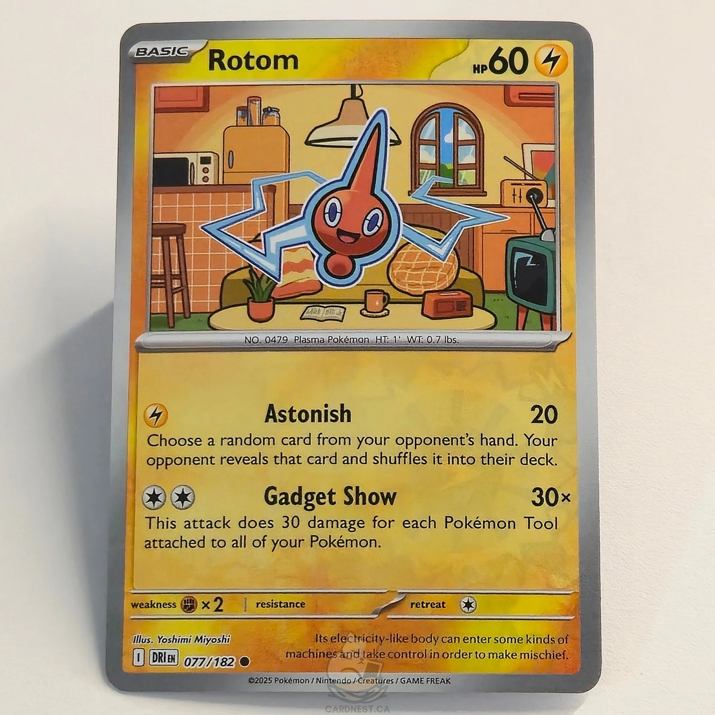 Rotom 077/182 Reverse Holo – Destined Rivals – Near Mint – English
