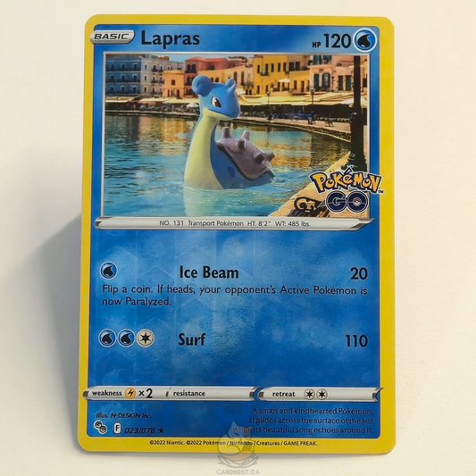 Lapras 023/078 Reverse Holo – Pokémon Go – Near Mint – English
