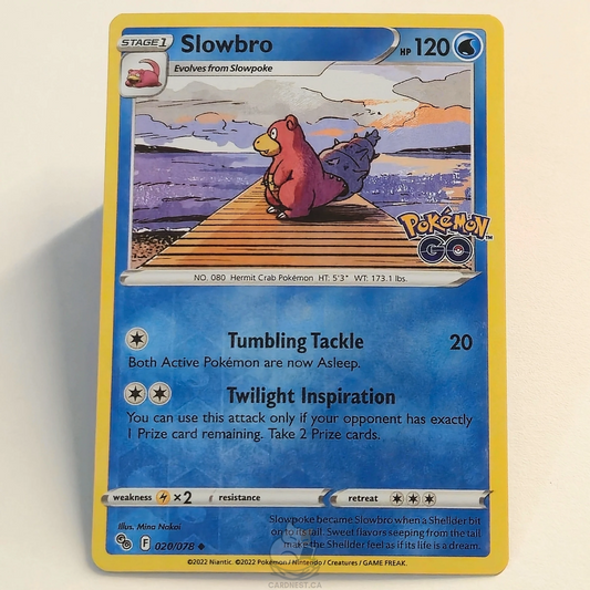 Slowbro 020/078 Reverse Holo – Pokémon Go – Near Mint – English
