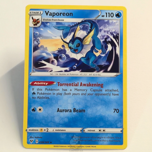 Vaporeon 030/185 – Vivid Voltage – Near Mint – English