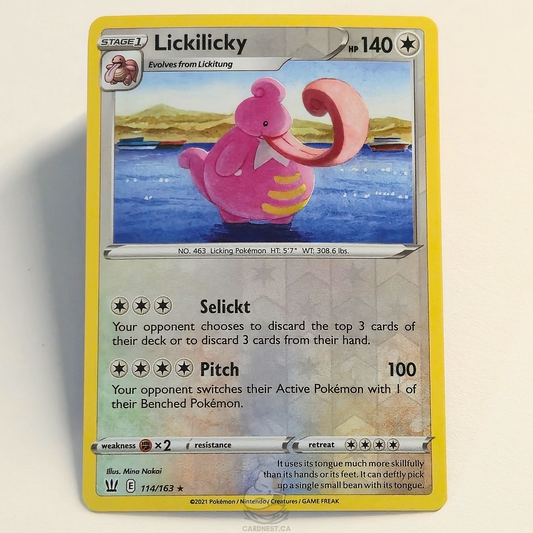 Lickilicky 114/163 Reverse Holo – Battle Styles – Near Mint – English