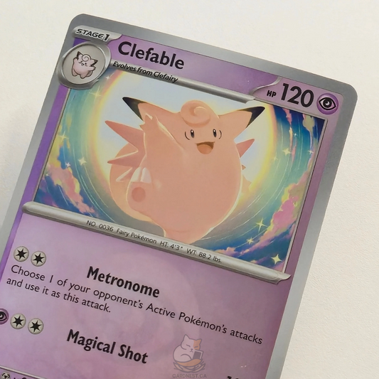 Clefable 075/217 Energy Symbol Pattern Reverse Holo – Ascended Heroes – Near Mint – English