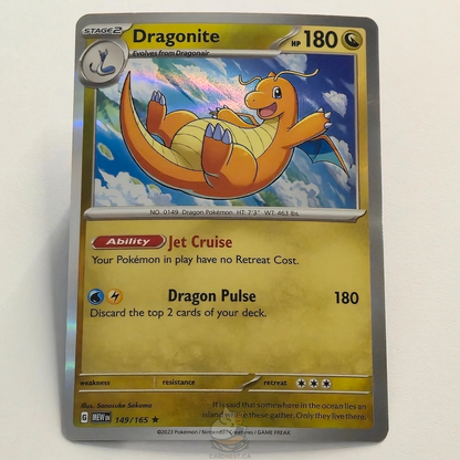 Dragonite 149/165 Holo – Scarlet & Violet 151 – Near Mint – English