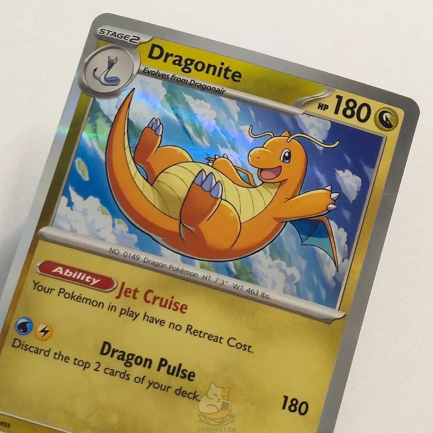 Dragonite 149/165 Holo – Scarlet & Violet 151 – Near Mint – English