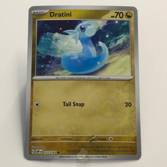 Dratini 157/197 Reverse Holo – Obsidian Flames – Near Mint – English