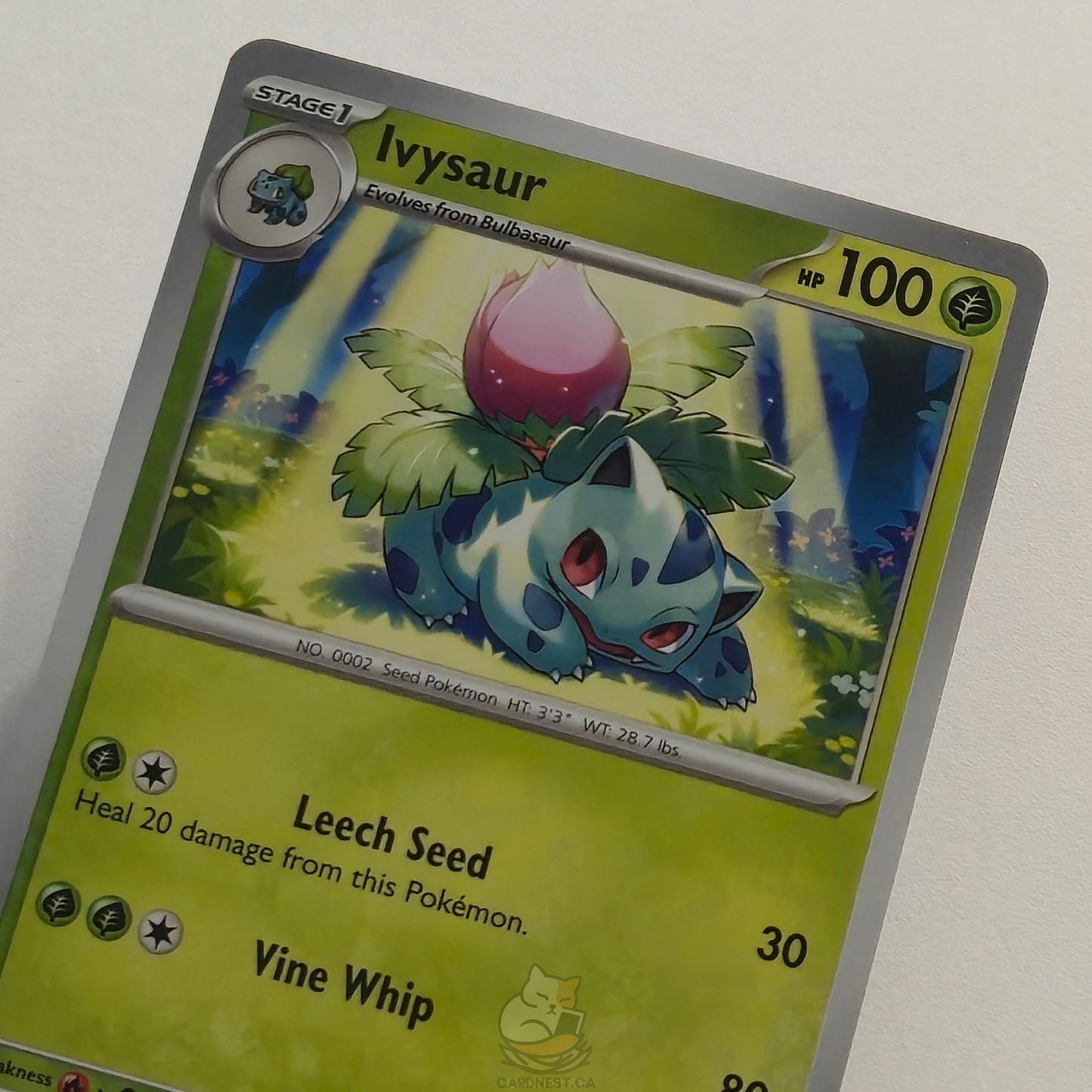 Ivysaur 002/165 Reverse Holo – Scarlet & Violet 151 – Near Mint – English
