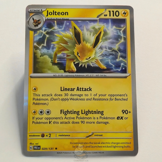 Jolteon 029/131 Holo – Prismatic Evolutions – Near Mint – English