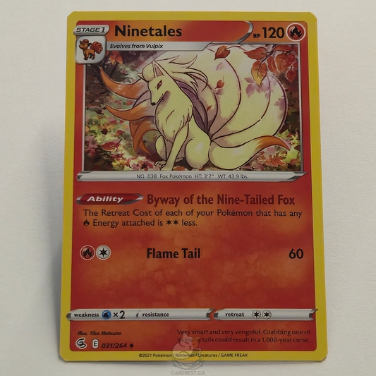 Ninetales 031/264 – Fusion Strike – Near Mint – English