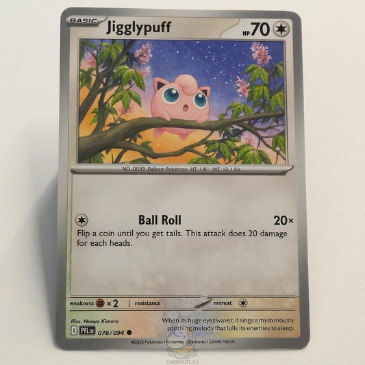 Jigglypuff 076/094 – Phantasmal Flames – Near Mint – English