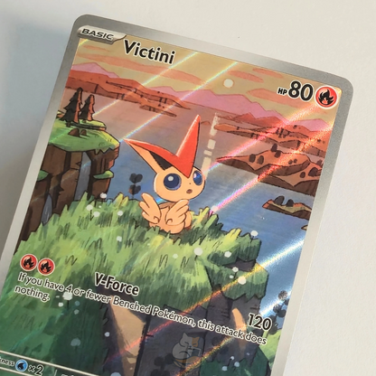 Victini SVP208 Full Art Black Star Promo – Scarlet & Violet – Near Mint – English