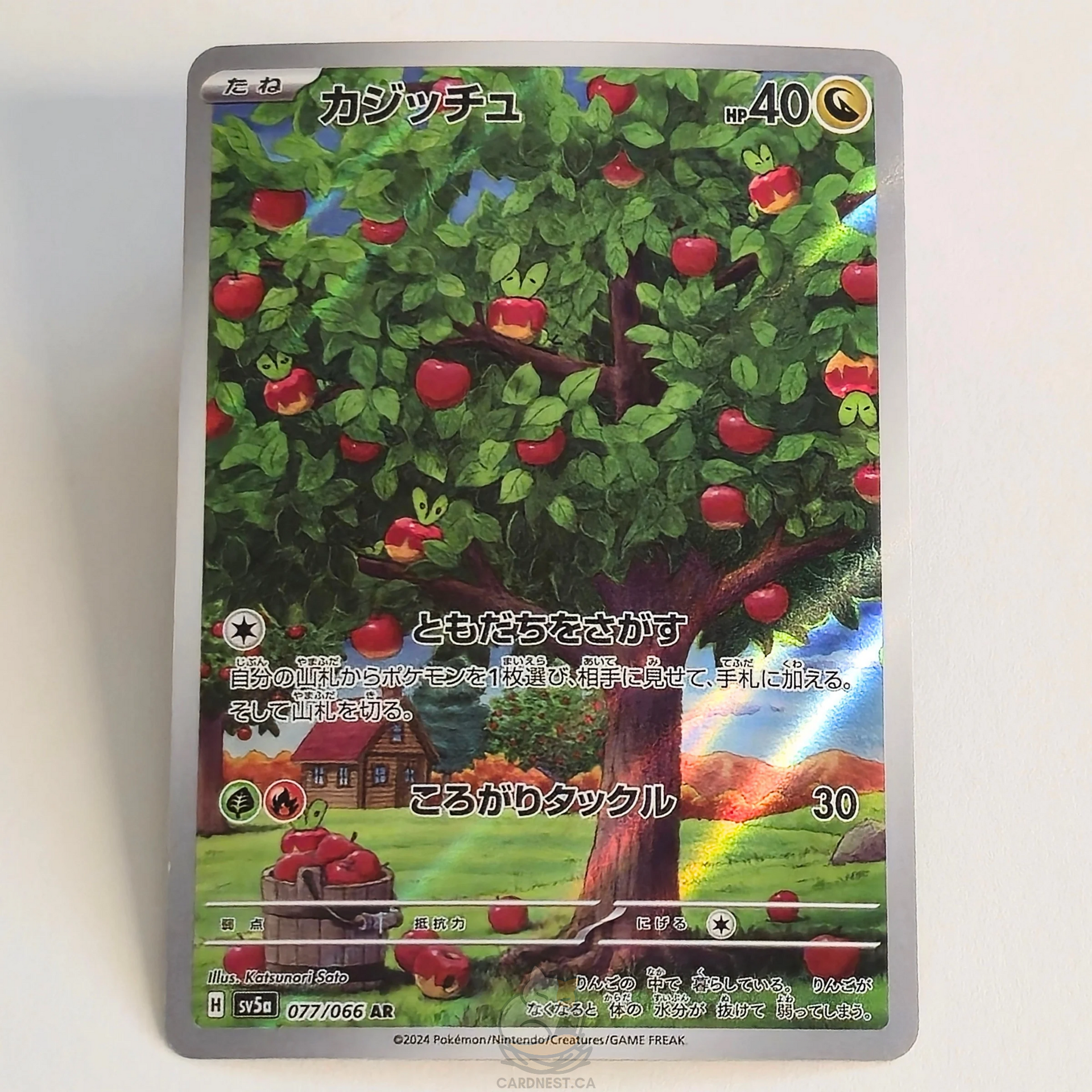 るいたん Applin AR 077/066 Full Art – Crimson Haze – Near Mint – Japanese