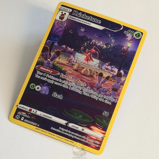 Kricketune GG02/GG70 Holo – Crown Zenith Galarian Gallery – Near Mint – English