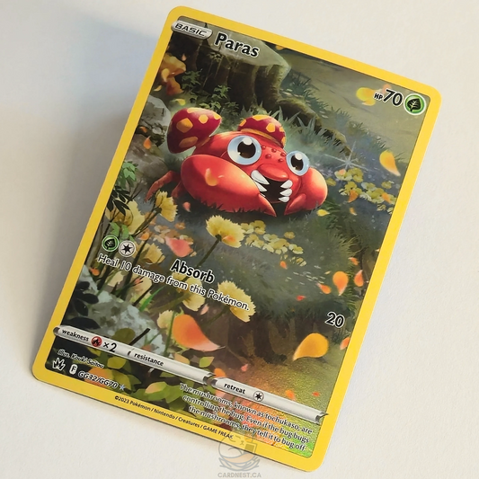 Paras GG32/GG70 Holo – Crown Zenith Galarian Gallery – Near Mint – English