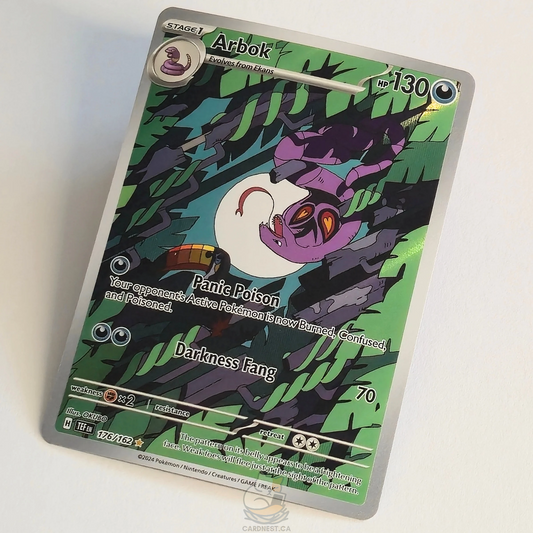 Arbok 176/162 Full Art Illustration Rare – Temporal Forces – Near Mint – English