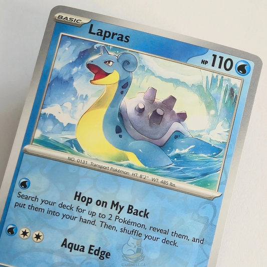Lapras 131/165 Reverse Holo – Scarlet & Violet 151 – Near Mint – English