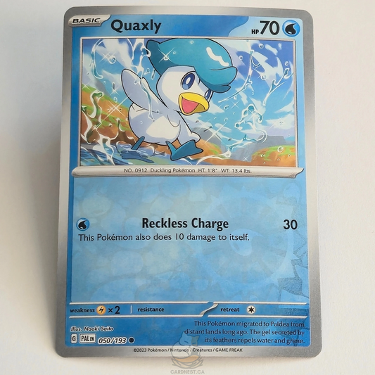 Quaxly 050/193 Reverse Holo – Paldea Evolved – Near Mint – English