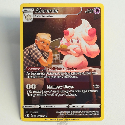 Alcremie TG08/TG30 Trainer Gallery Ultra Rare – Brilliant Stars – Near Mint – English