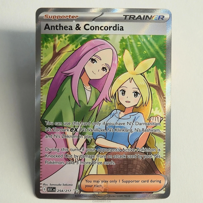 Anthea & Concordia 254/217 Full Art Trainer Ultra Rare – Ascended Heroes – Near Mint – English