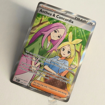 Anthea & Concordia 254/217 Full Art Trainer Ultra Rare – Ascended Heroes – Near Mint – English