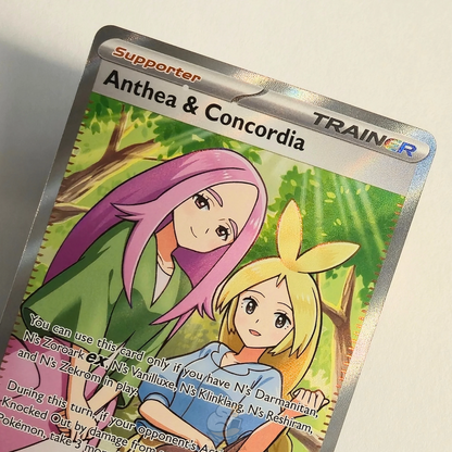 Anthea & Concordia 254/217 Full Art Trainer Ultra Rare – Ascended Heroes – Near Mint – English