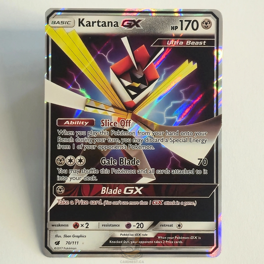 Kartana GX 70/111 Full Art Ultra Rare – Crimson Invasion – Near Mint – English