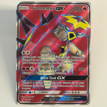 Turtonator GX 131/145 Full Art Ultra Rare – Guardians Rising – Near Mint – English