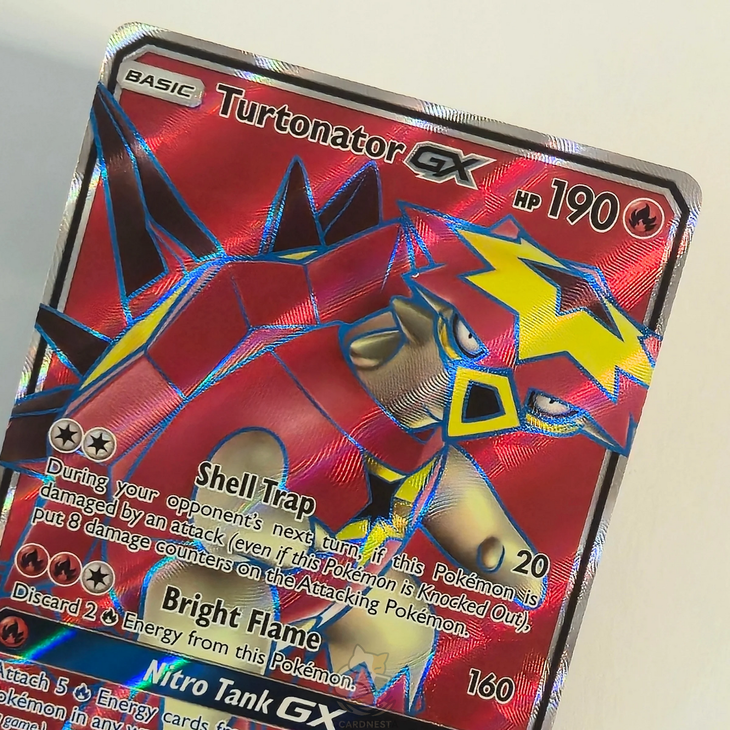 Turtonator GX 131/145 Full Art Ultra Rare – Guardians Rising – Near Mint – English
