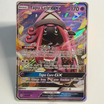 Tapu Lele GX 60/145 Full Art Ultra Rare – Guardians Rising – Near Mint – English