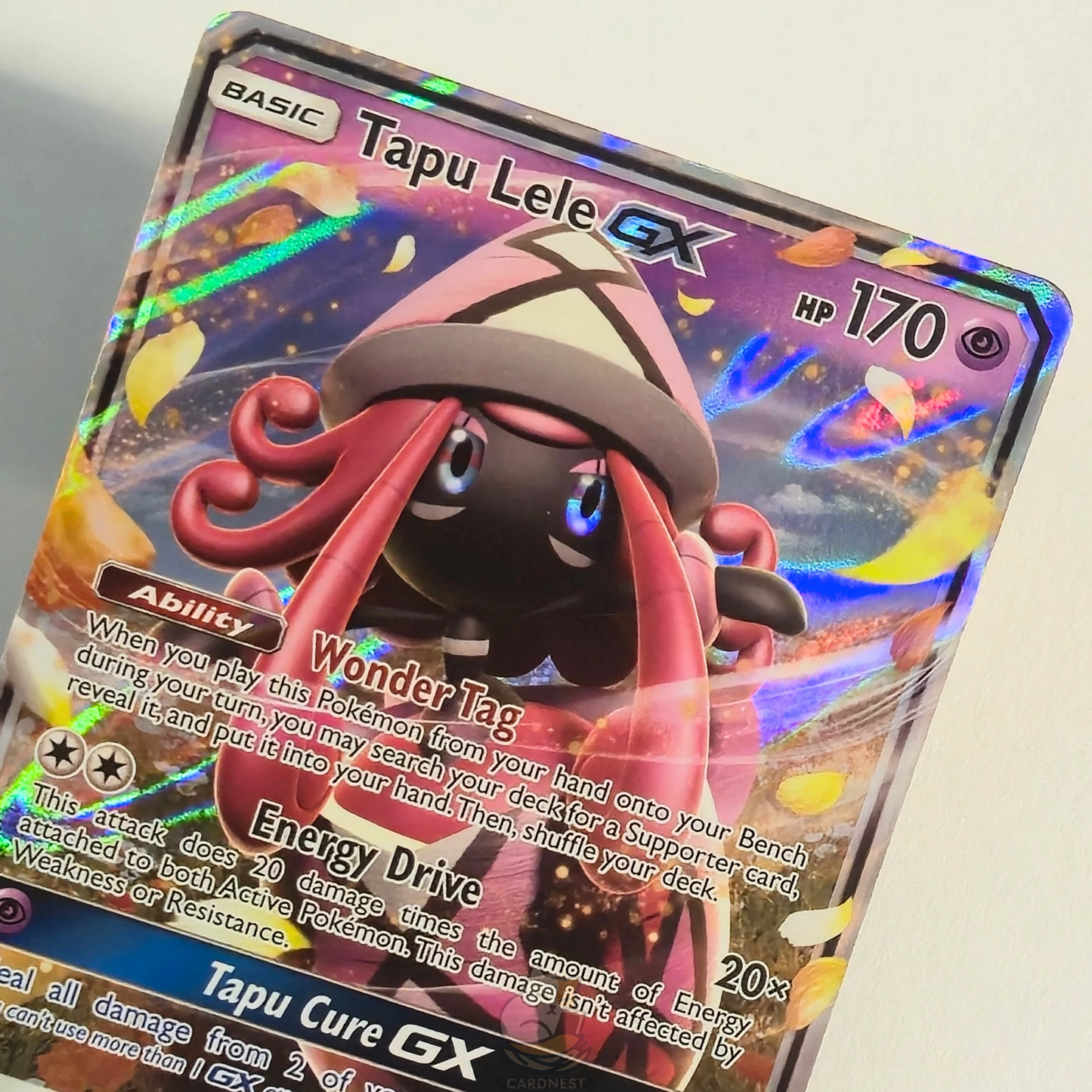 Tapu Lele GX 60/145 Full Art Ultra Rare – Guardians Rising – Near Mint – English