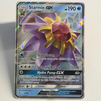 Starmie GX 14/68 Full Art Ultra Rare – Hidden Fates – Near Mint – English