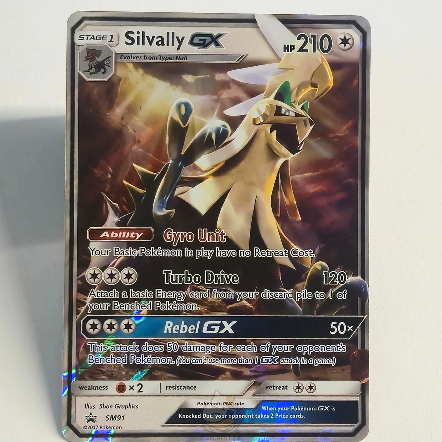Silvally GX SM91 Full Art Black Star Promo – Sun & Moon – Near Mint – English