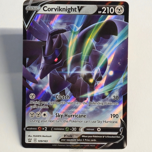 Corviknight V 109/163 Full Art Ultra Rare – Battle Styles – Near Mint – English
