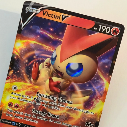 Victini V 025/202 Full Art Ultra Rare – Sword & Shield Base Set – Near Mint – English
