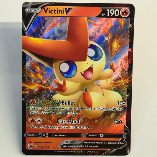 Victini V 021/163 Full Art Ultra Rare – Battle Styles – Near Mint – English