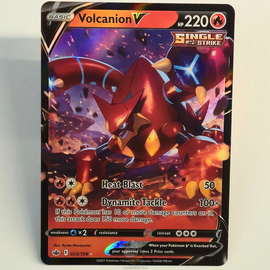 Volcanion V 025/198 Full Art Ultra Rare – Chilling Reign – Near Mint – English