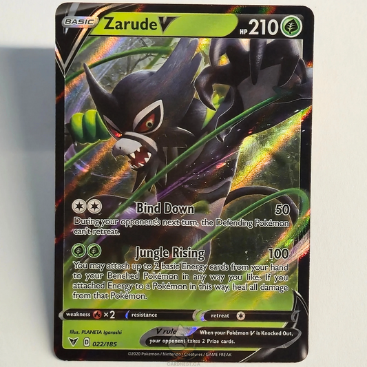 Zarude V 022/185 Full Art Ultra Rare – Vivid Voltage – Near Mint – English