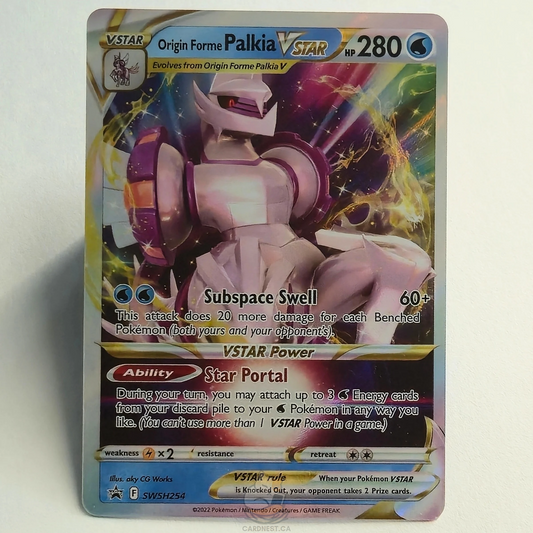 Origin Forme Palkia VSTAR SWSH254 Full Art Black Star Promo – Sword & Shield – Near Mint – English