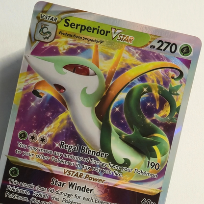 Serperior VSTAR 008/195 Full Art Ultra Rare – Silver Tempest – Near Mint – English