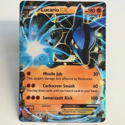 Lucario EX 54/111 Holo Ultra Rare – World Championship Decks – Near Mint – English