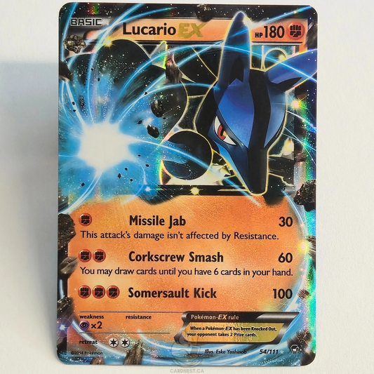 Lucario EX 54/111 Holo Ultra Rare – World Championship Decks – Near Mint – English