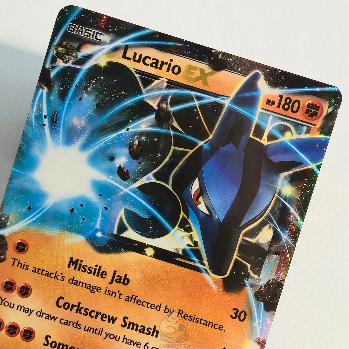 Lucario EX 54/111 Holo Ultra Rare – World Championship Decks – Near Mint – English
