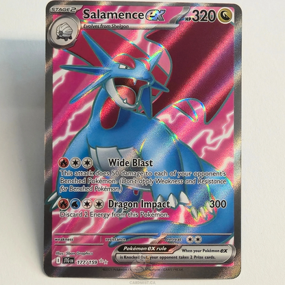 Salamence ex 177/159 Full Art Ultra Rare – Journey Together – Near Mint – English