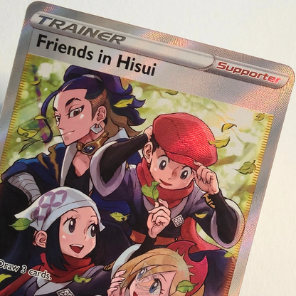 Friends In Hisui 148/159 Full Art Trainer Ultra Rare – Crown Zenith – Near Mint – English