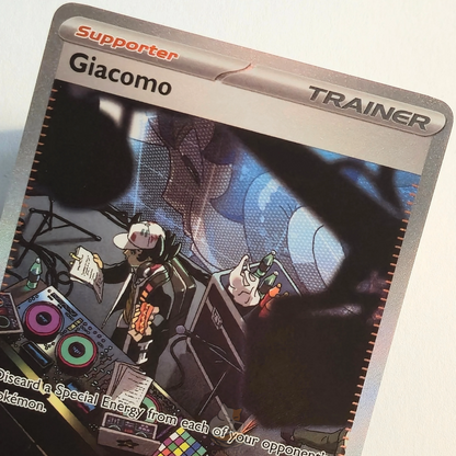 Giacomo 267/193 Full Art Trainer Special Illustration Rare – Paldea Evolved – Near Mint – English