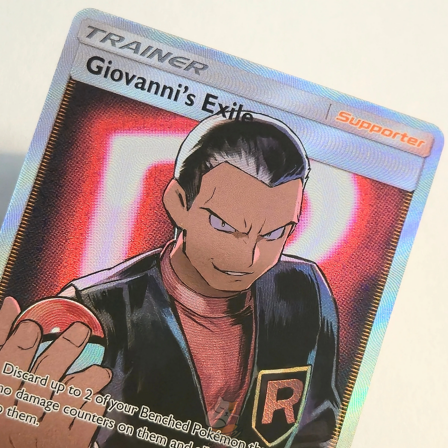 Giovanni's Exile 67/68 Full Art Trainer Ultra Rare – Hidden Fates – Near Mint – English